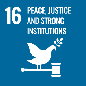 svg 16 peace, justice and strong institutions